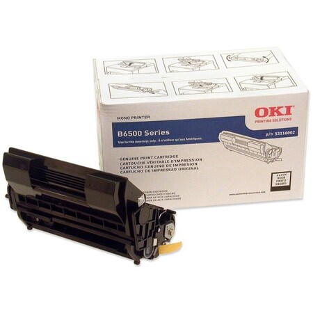 Oki Oki Black High Capacity Toner For B6500, B6500Dn, B6500Dtn, B6500N - 52116002